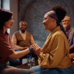 Supporting people in a group